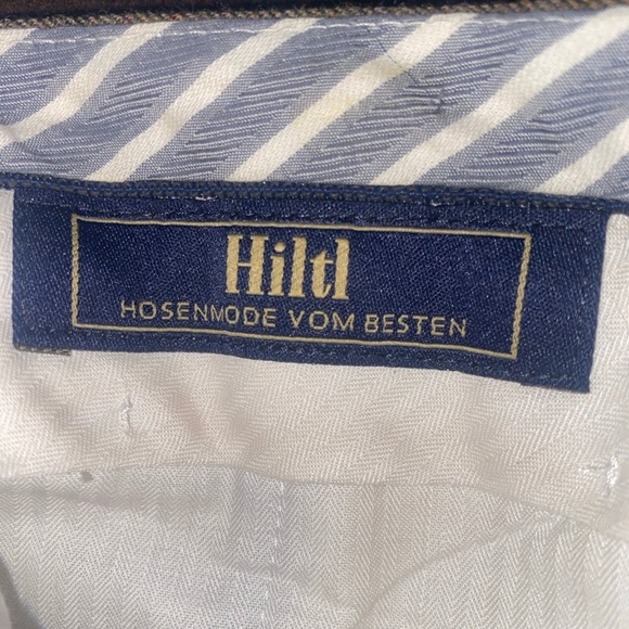 Hiltl 100% Virgin Wool Plaid Dress Pants Men’s Size 34/38- 29inch inseam - Picture 8 of 9